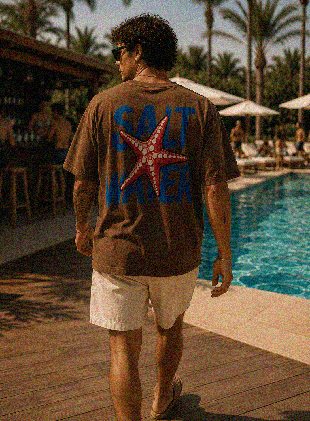 Salt Water Man Oversized T-shirt