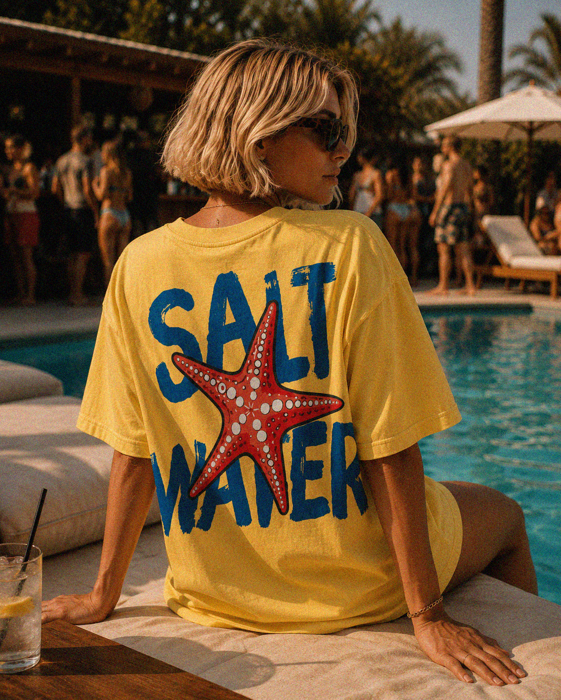 Salt Water Woman Oversized T-shirt