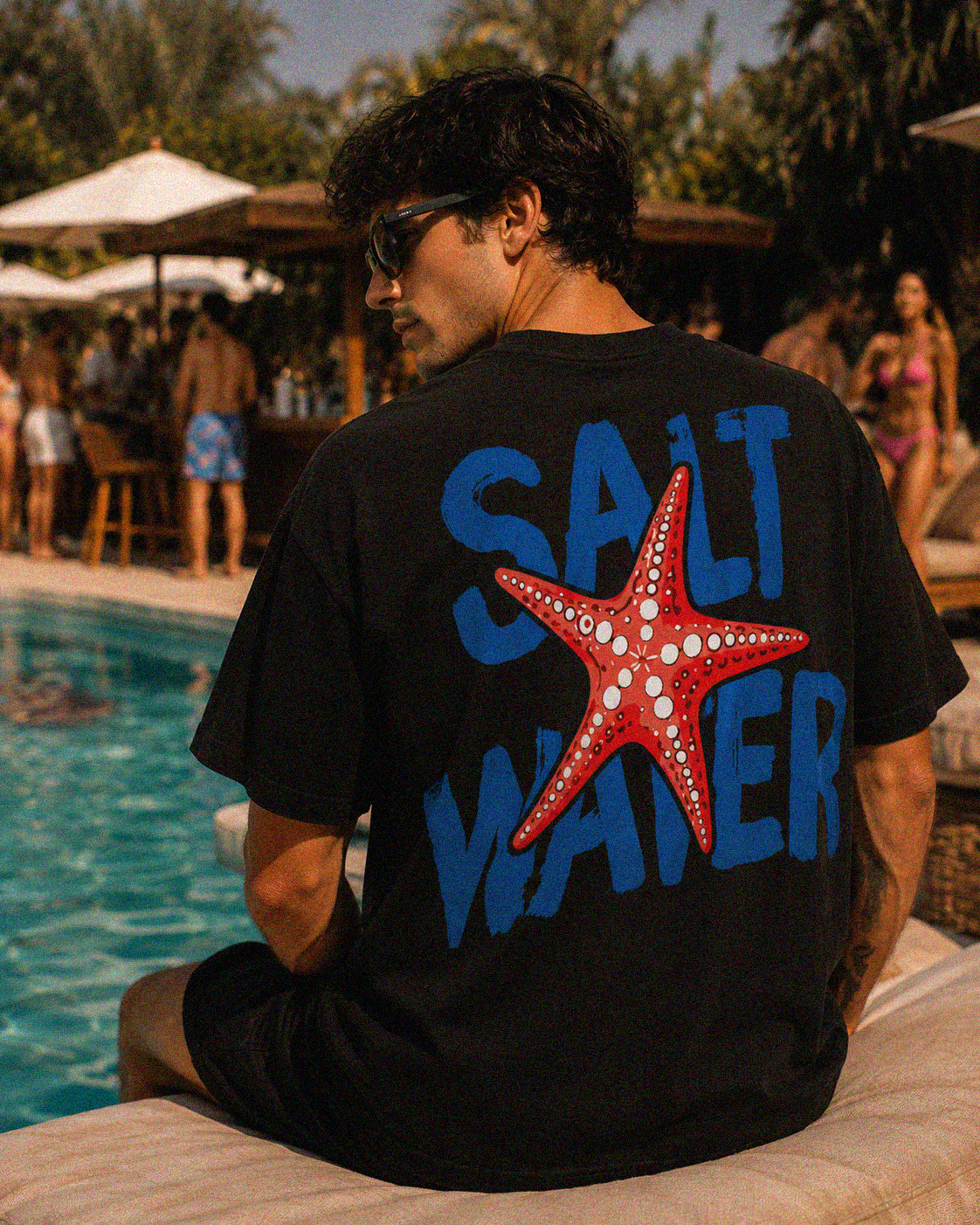 Salt Water Man Oversized T-shirt